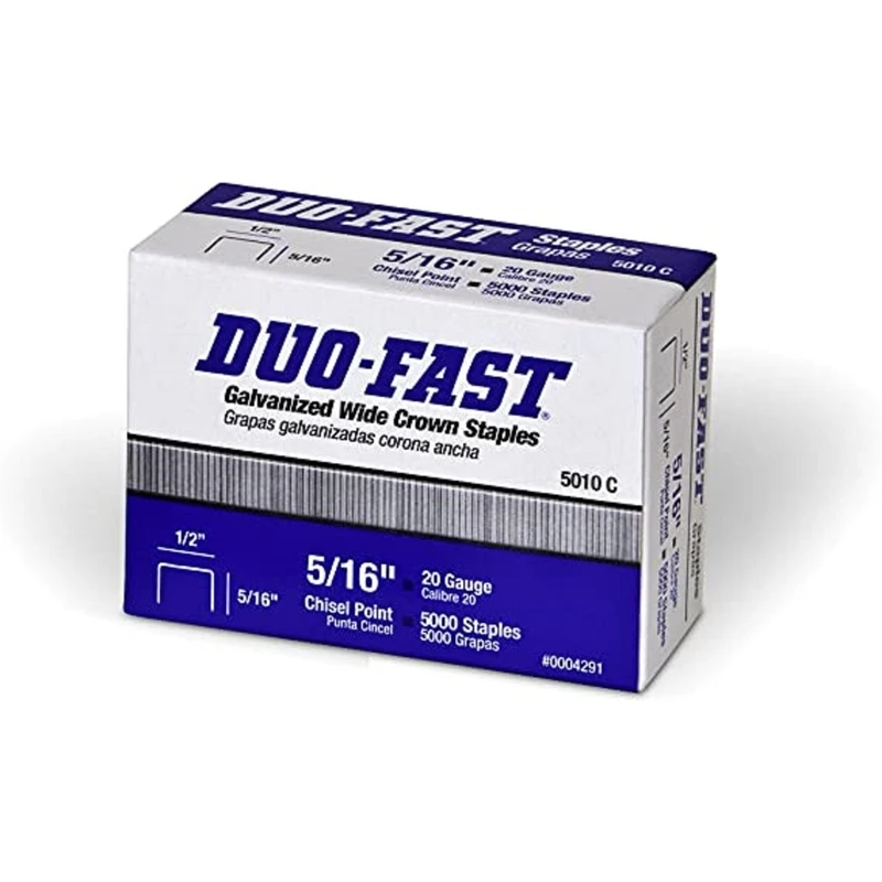 Duo-Fast 5010C - 5/16-Inch x 20 Gauge Chisel Staples