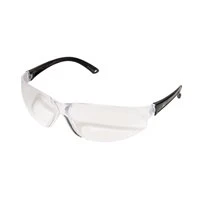 Tasman Xt411 Safety Glasses, Black Frame, Clear Lens