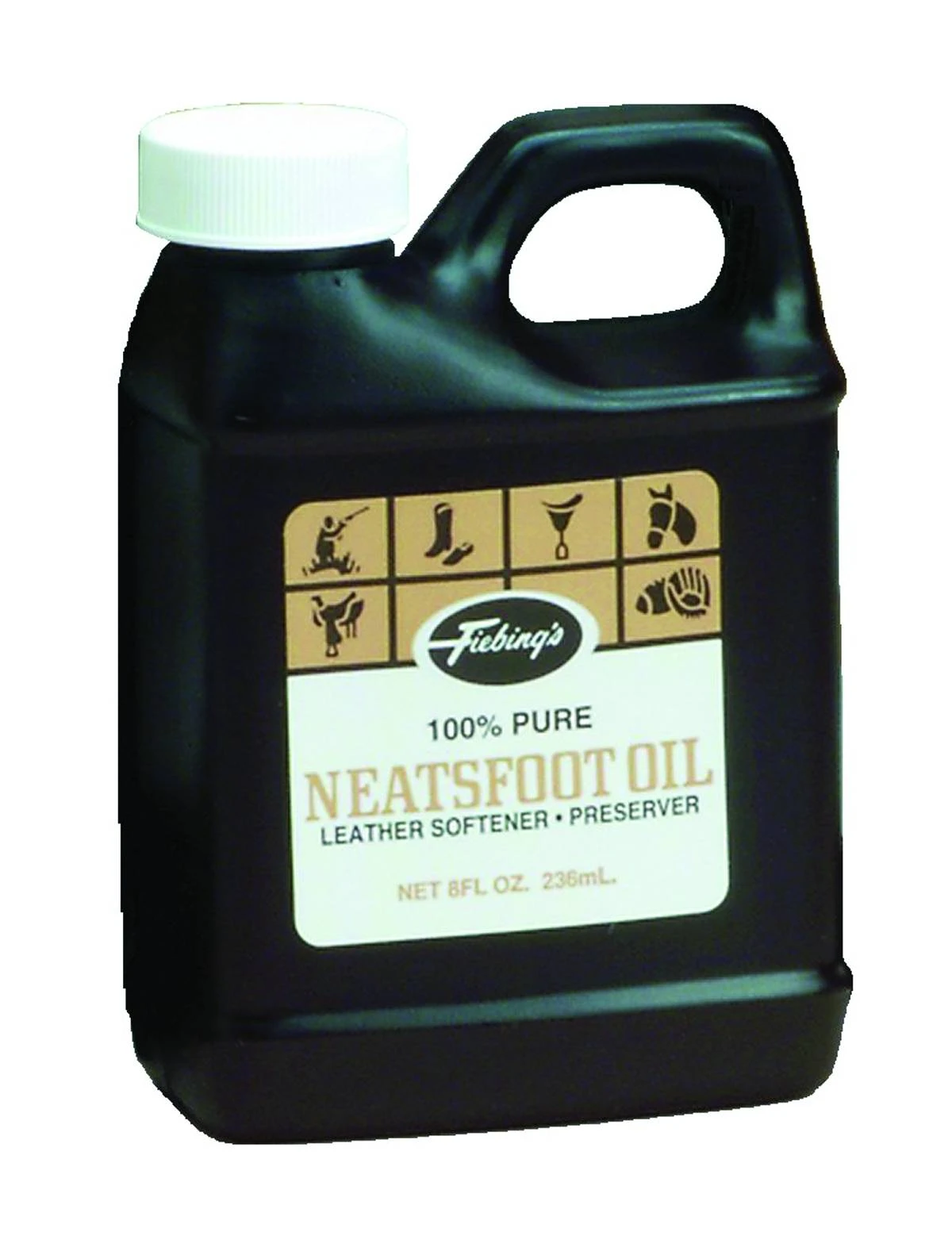 100% Pure Neatsfoot Oil 8 Ounces - Leather Conditioner