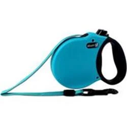 Adventure Retractable Dog Leash Blue Medium 16 Ft For Dogs Up To 65 Lbs