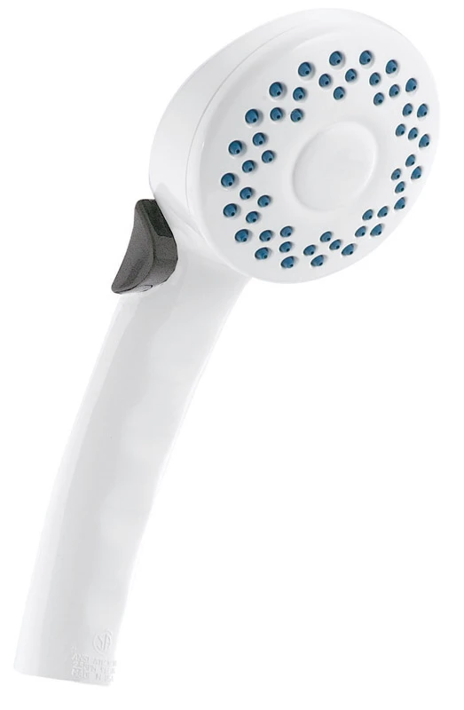 White Polystyrene Portable Handheld Shower Sprayer 2.5 Gpm Model 59462-whb18-pk