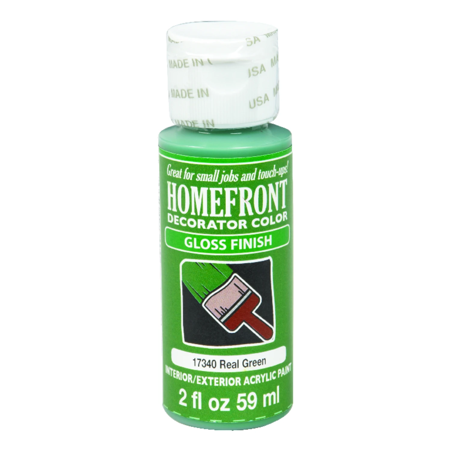 Homefront Gloss Real Green Hobby Paint 2 oz