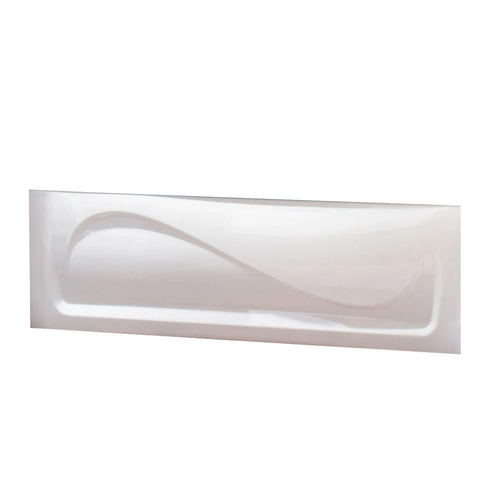 5.5 Ft. White Apron For Cocoon 6636 Rectangular Bathtub By Maax
