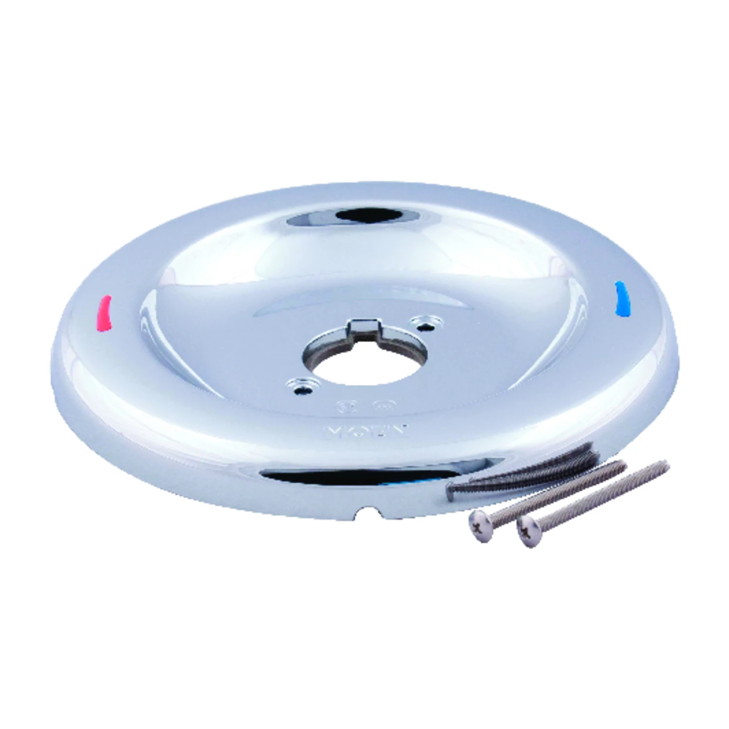 Posi-temp 7 Inch Chrome Escutcheon Plate For Tub And Shower Valves