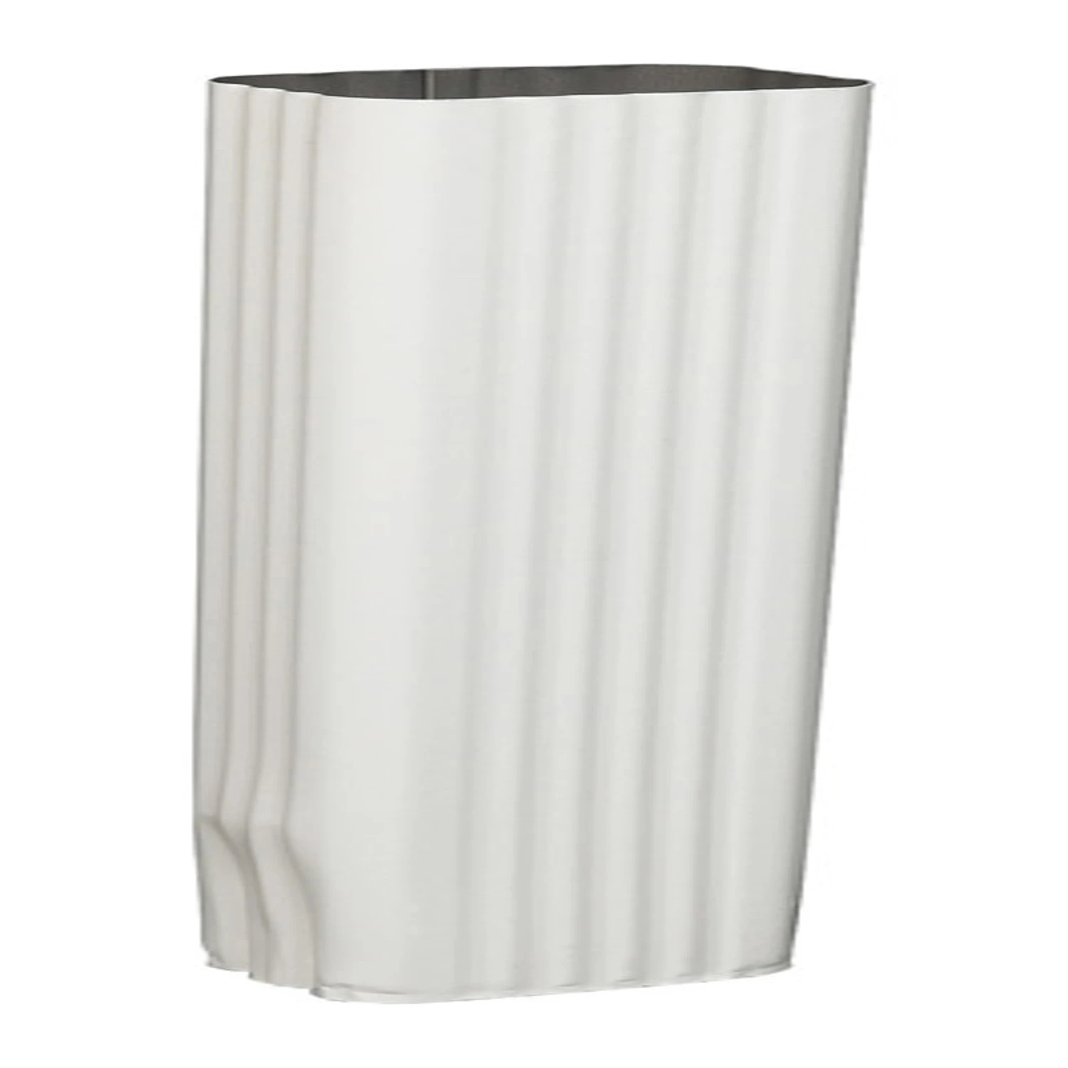 3 In. H X 4 In. W X 10 Ft. L White Aluminum Rectangular Downspout