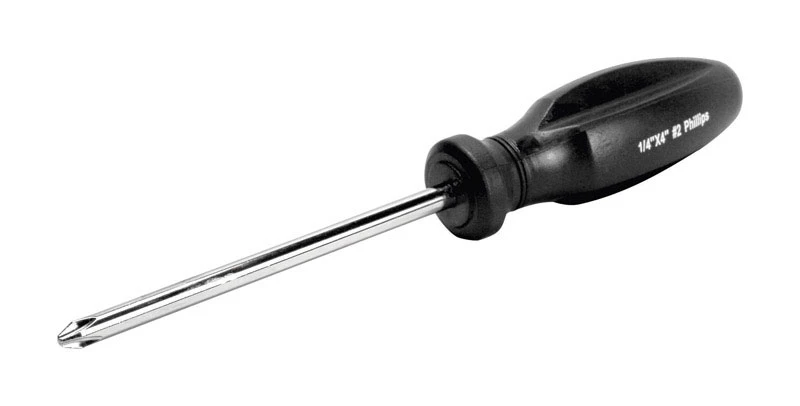 Performance Tool #2 Phillips Screwdriver 4 In. L, Chrome Vanadium Steel, 6 Pk