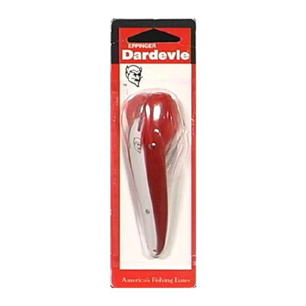 Dardevle Weedless Spoon 1oz Red/white/nickel Back Fishing Lure