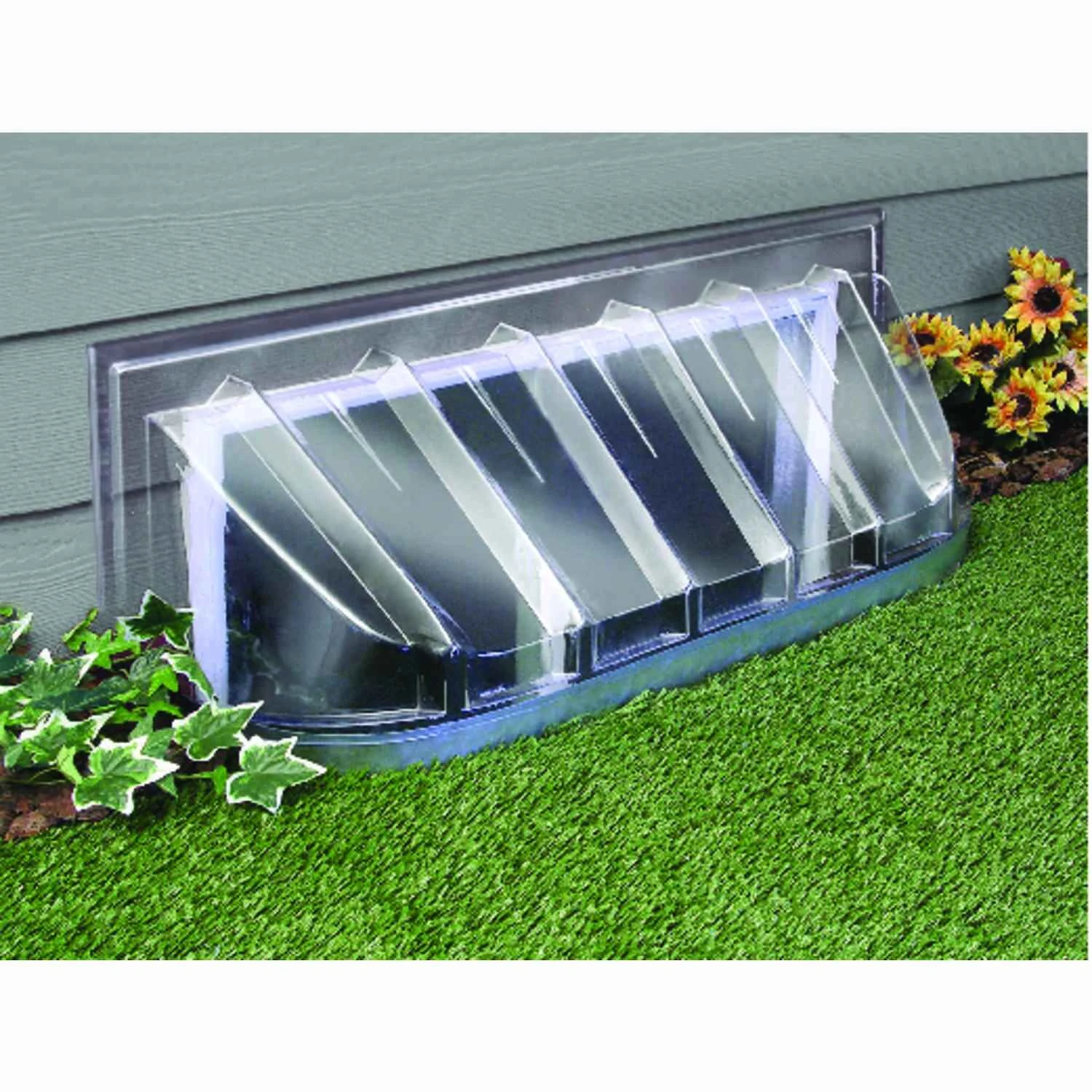 44 In. W X 14 In. D Heavy Duty Plastic Window Well Cover