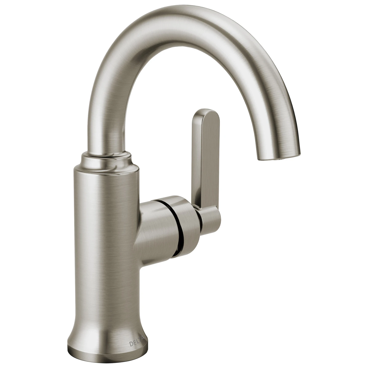 Alux Spotshield Brushed Nickel Single Handle Bathroom Sink Faucet 4 In.
