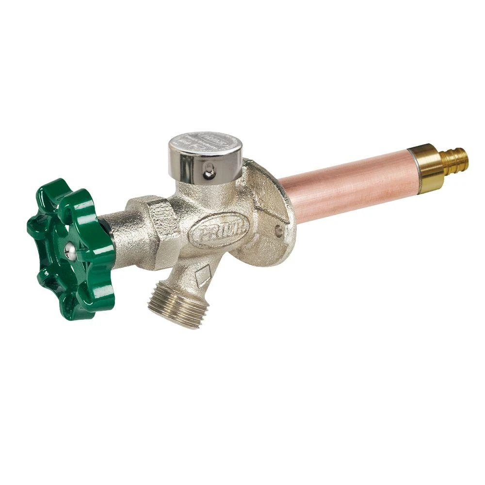 1/2 In. X 10 In. Brass Crimp Pex Heavy Duty Frost Free Anti-siphon Outdoor Faucet Hydrant