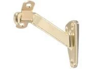 Handrail Bracket - Heavy Duty - Brass Finish 1Pk Hillman Shelf Brackets 851182