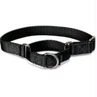 Premier Martingale Collar 1 Inch Wide, Adjustable 14-20 Inches, Black Color