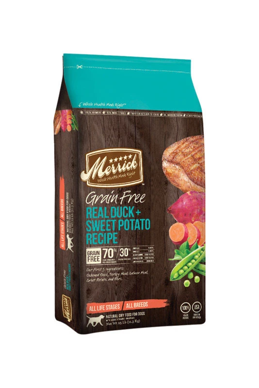 Grain Free Real Duck And Sweet Potato Dry Dog Food 22 Lb For All Breeds