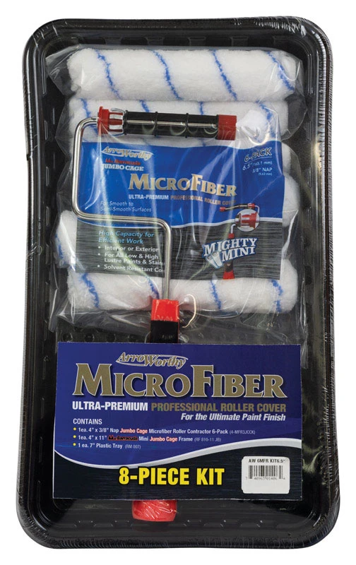 Barracuda 4 In. Jumbo Mini Paint Roller Kit With Threaded End