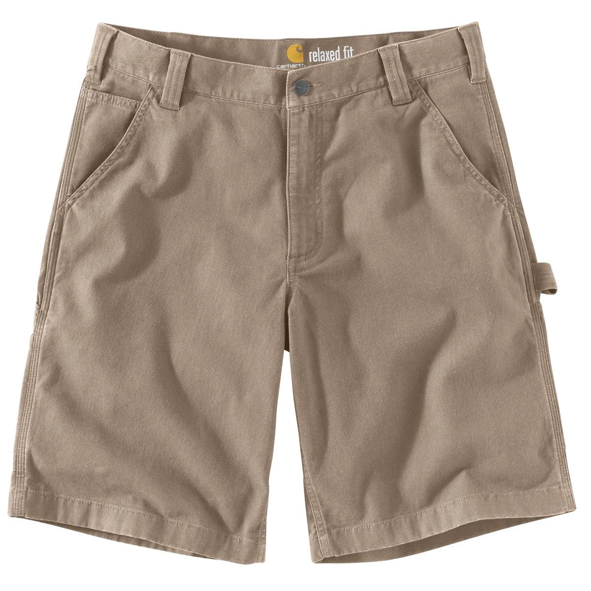 Rugged Flex Relaxed Fit Canvas Utility Work Short W33 Tan