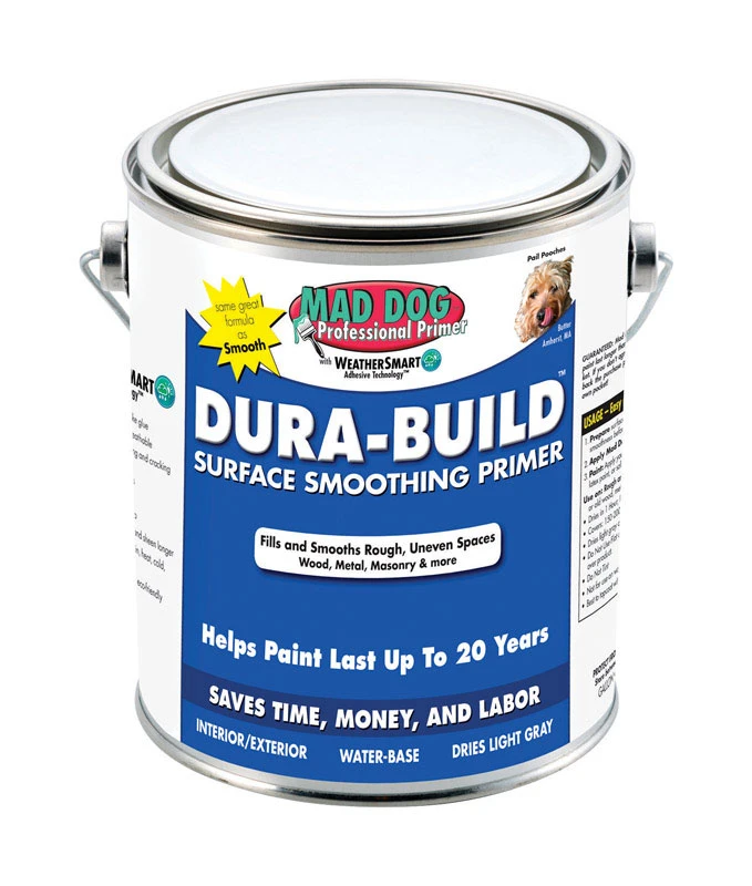 Dura-build White Water-based Acrylic Latex Surface Smoothing Primer 1 Gallon