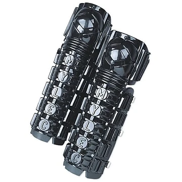 Large Street Hockey Shin And Ankle Pads, 15 Inch, Black