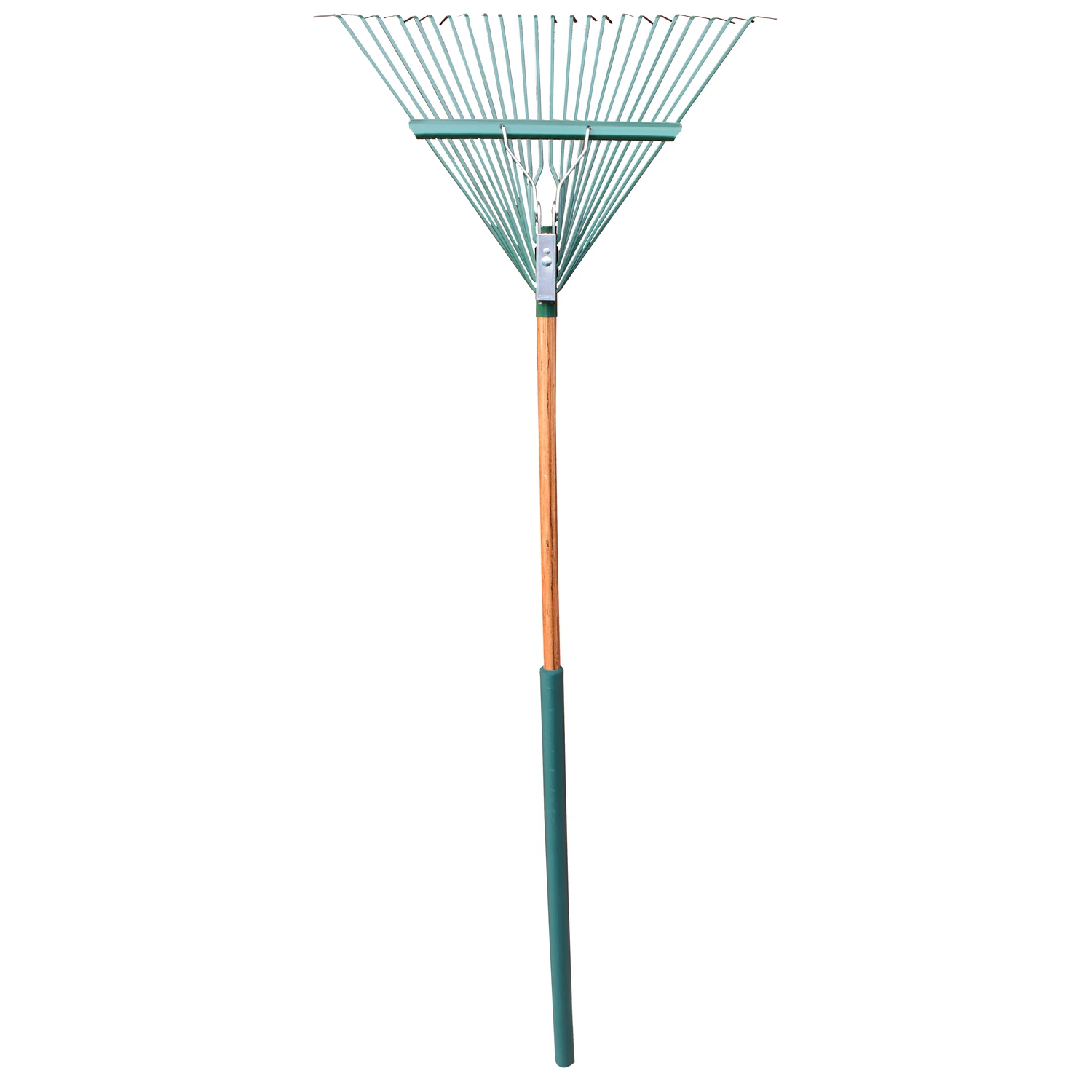 Ultra 65 In. Steel Springback Rake With 24 Tines And Wood Handle