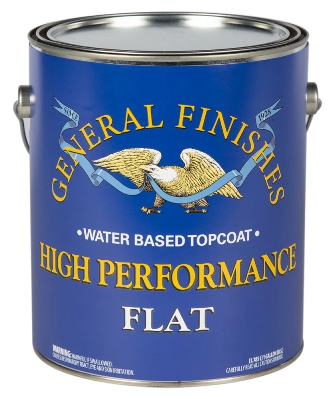 1 Gallon Flat High Performance Polyurethane Interior Topcoat By General Finishes