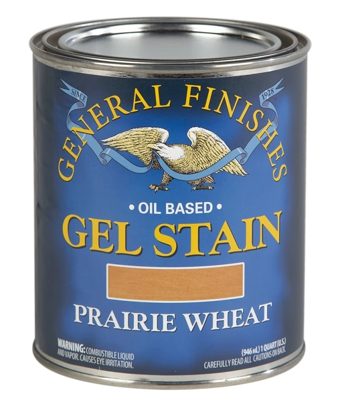 Prairie Wheat Gel Stain, 1 Quart - Oil-based Heavy Bodied Stain