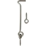 Lr-409-bc3l 3 In. Zinc Wire & Gate Hook And Eye, Pack Of 10
