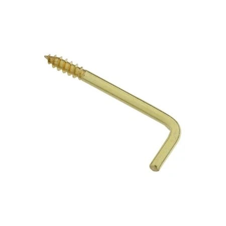 Stanley Hardware Hook Screw L Sq 1-3/8In Brass 752800