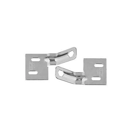 Hardware 2-piece Bifold Door Aligner Kit Model 402138, Zinc Plated