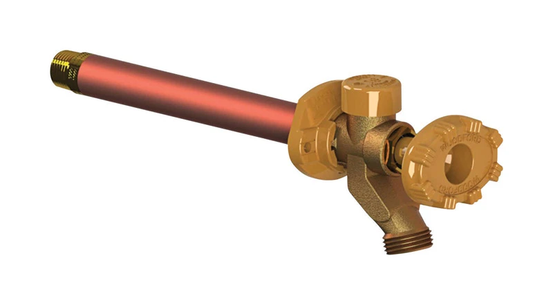 Model 19 1/2 In. Mpt Sweat Anti-siphon Brass Freezeless Wall Faucet 12 In.