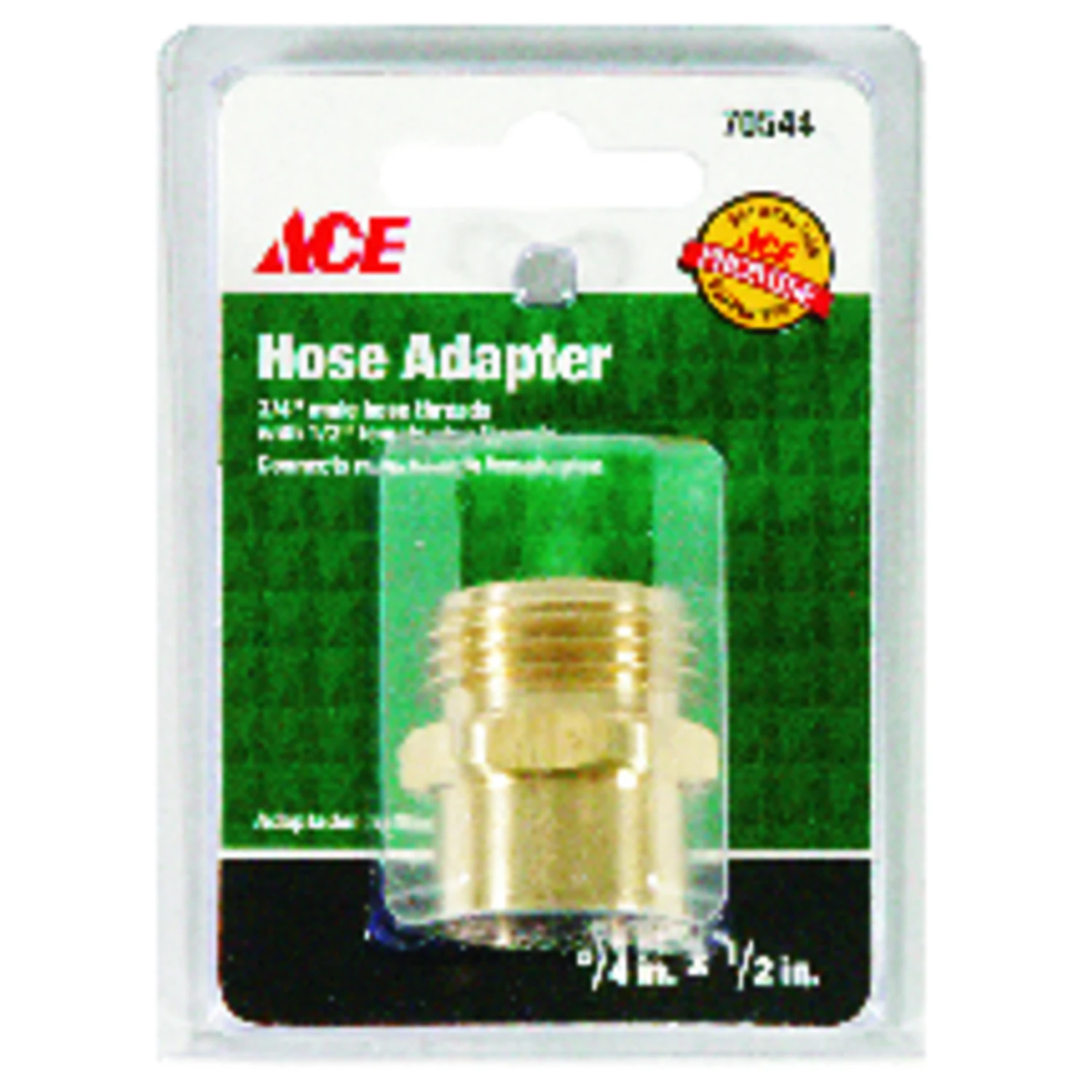 3/4 In. Mht X 1/2 In. Fpt Brass Threaded Male/female Hose Adapter Gt3050a