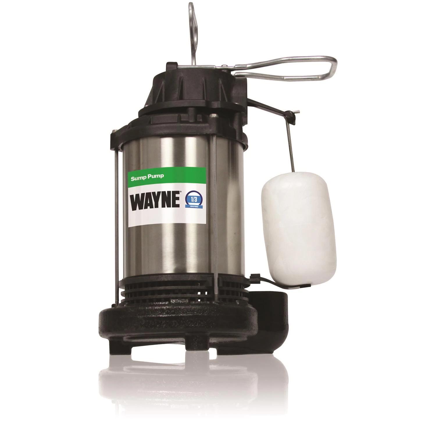 1/3 Hp 4600 Gph Stainless Steel Vertical Float Switch Ac Sump Pump