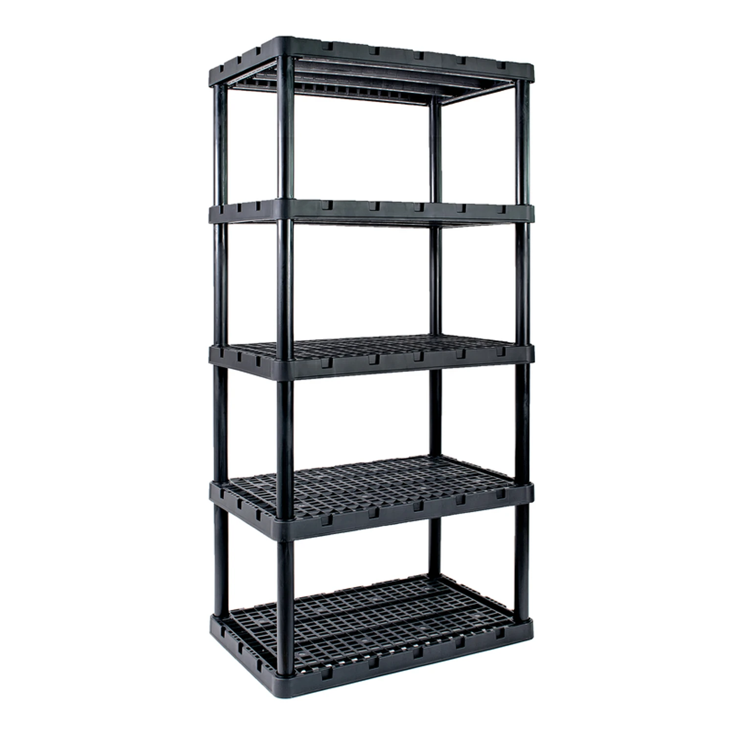 Knect-a-shelf 72 In. H X 36 In. W X 24 In. D Heavy Duty Plastic Shelving Unit