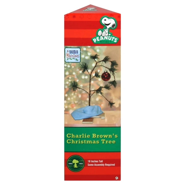 Charlie Brown Christmas Tree With Blanket, 24 Inch Tall, Non-musical