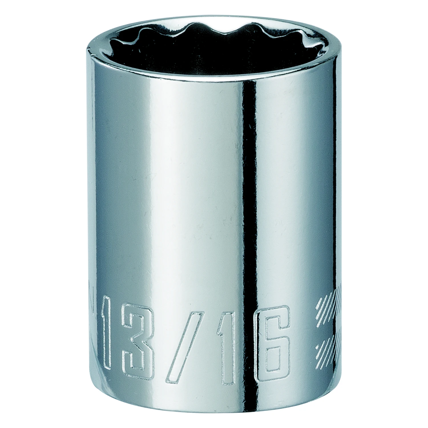 13/16 In. X 1/2 In. Drive Sae 12 Point Standard Shallow Socket