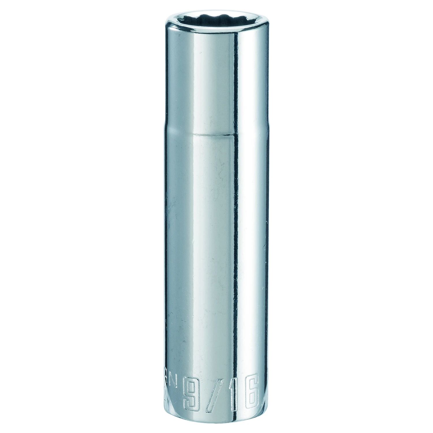 9/16 In. X 1/2 In. Drive Sae 12 Point Deep Socket