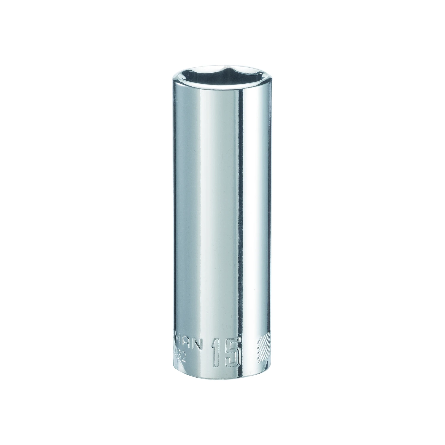 15 Mm X 3/8 In. Drive Metric 6 Point Deep Socket - 1 Piece