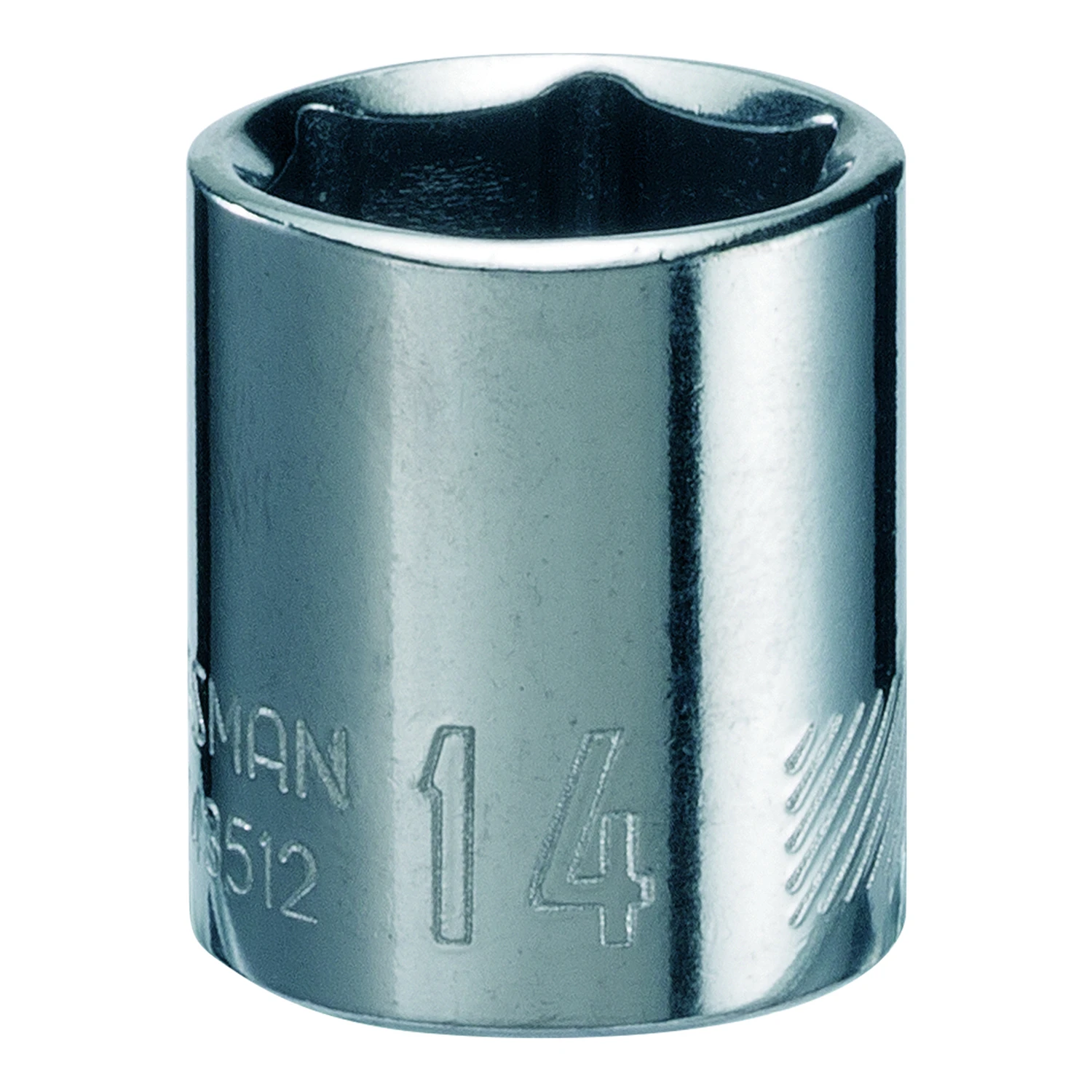 14 Mm X 1/4 In. Drive Metric 6 Point Standard Shallow Socket