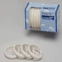H99w White Plastic Shower Curtain Rings - Durable And Easy To Use