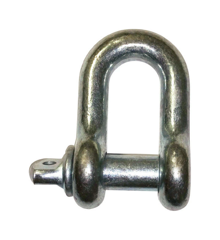 4 In. H Farm Screw Pin Anchor Shackle 9500 Lb, Steel, Galvanized