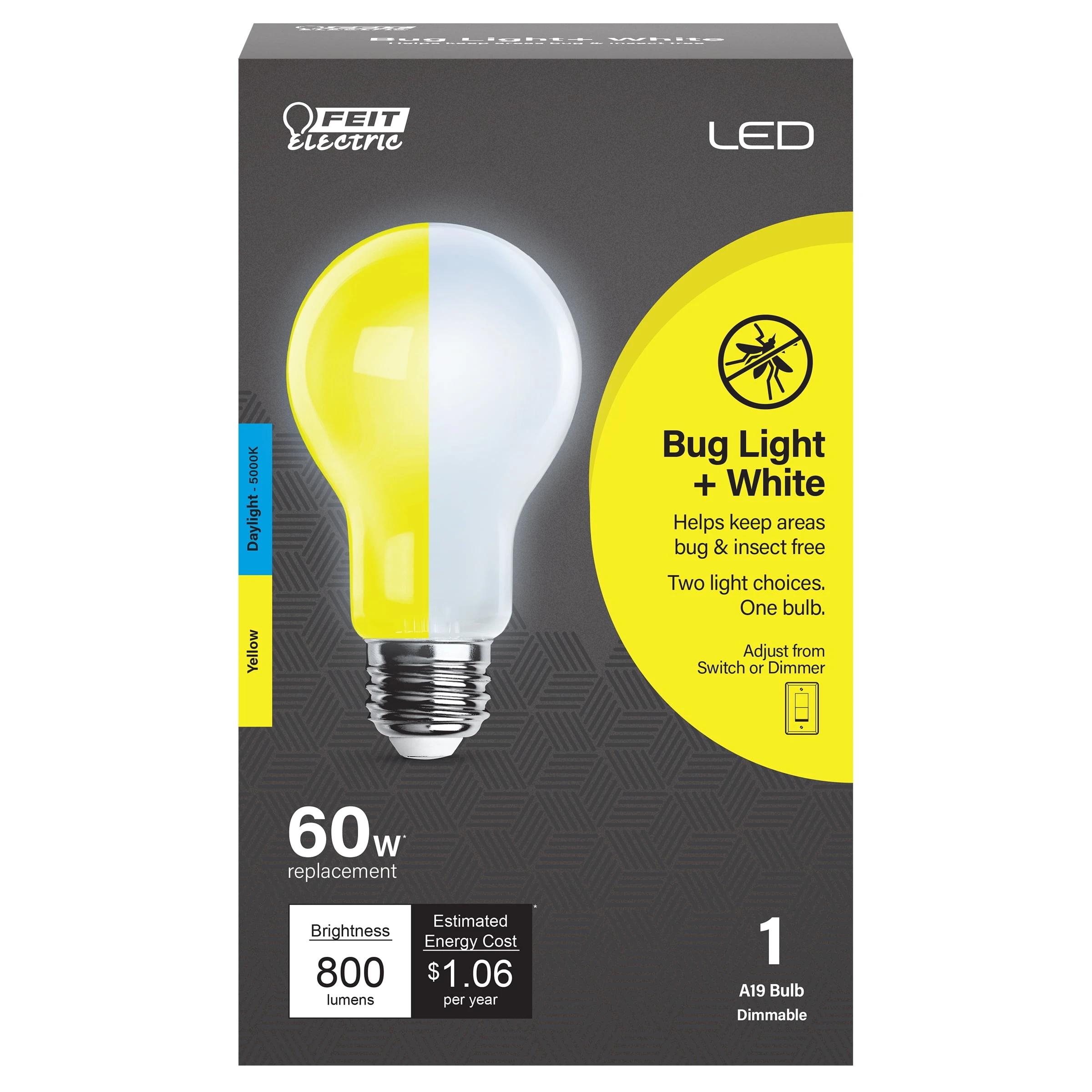 3011474 LED Light Bulb&#44; Yellow & White