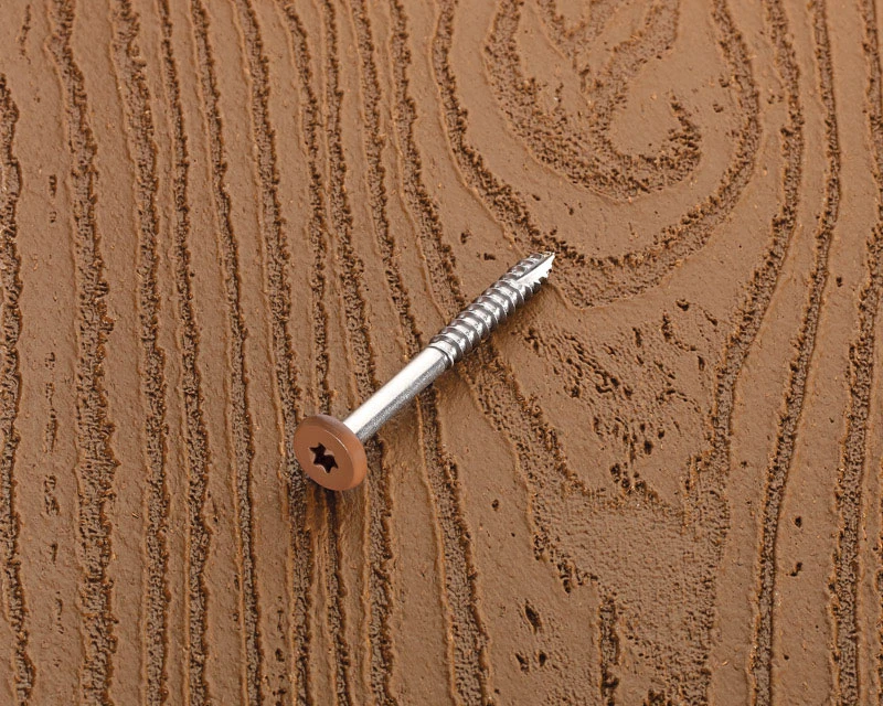 Starborn Deckfast No. 9 X 1-7/8 in. L Brown Star Pan Head Fascia Screws 100 pk