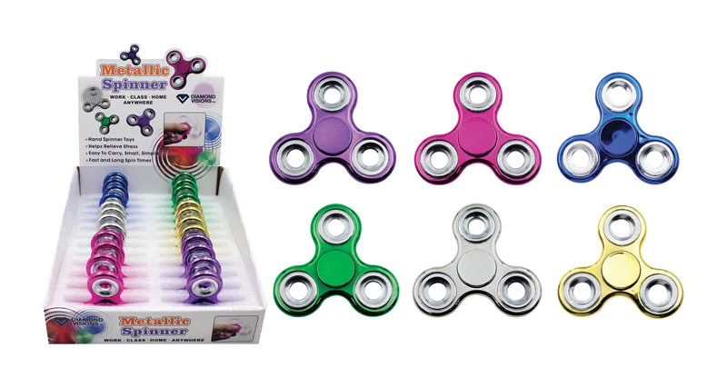Diamond Visions Metallic Fidget Spinner