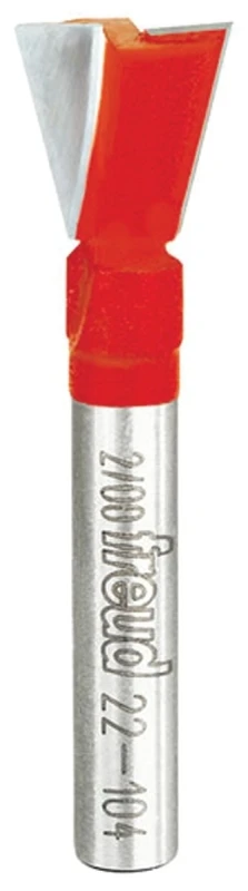 22-104c 1/2 Inch Dovetail Router Bit 14 Degree Carbide Tipped