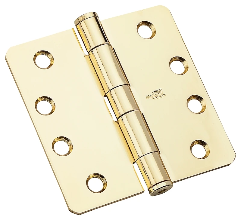 Standard Weight Bright Brass Hinge 4 Inch Model N236-142