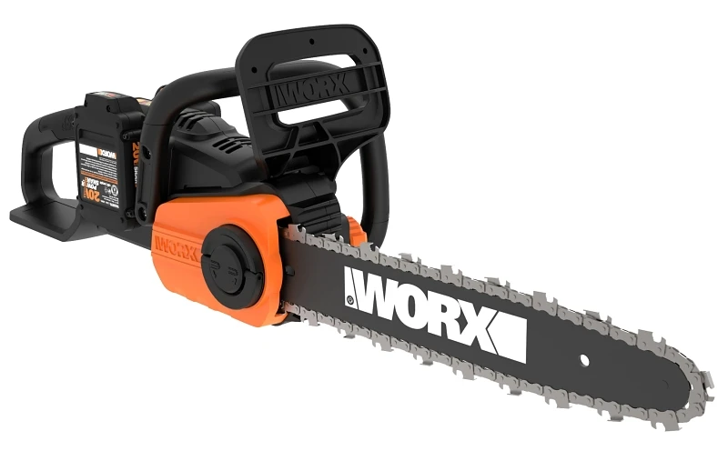 Wg384 40v Power Share 14 Inch Cordless Chainsaw With Auto-tension And Charger