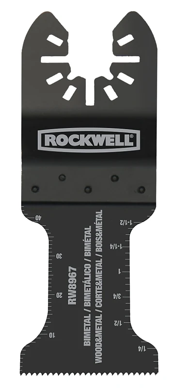 Rw8967 1-3/8-inch Bi-metal Oscillating Tool Blade For Wood And Metal Cutting