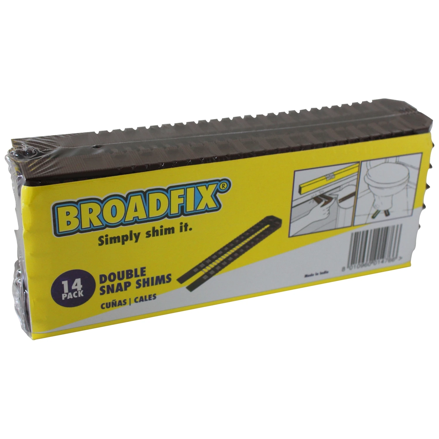 Broadfix (Actual: 8-in x 3.25-in x 1.5-in) Plastic Shim