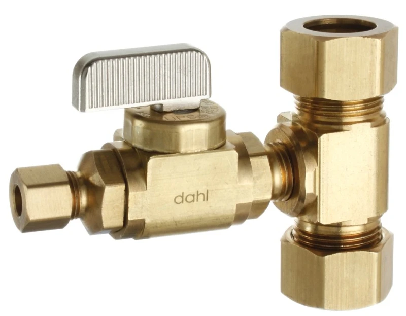 Canada Dishwasher Kit 3/8 Compression E33-2212 With Brass Tee Valve