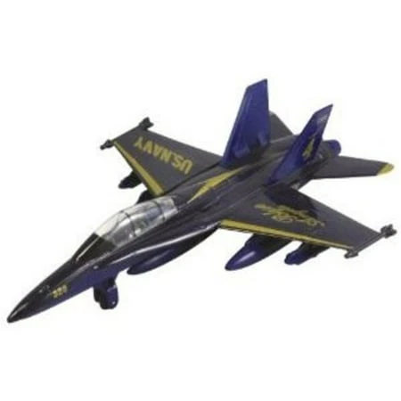 F-18 Blue Angel Jet Die Cast Model 6.5 Inch Toy Airplane