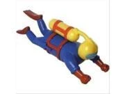 63338 Wind-up Scuba Diver 7.5 In. - Fun Bath Toy For Kids