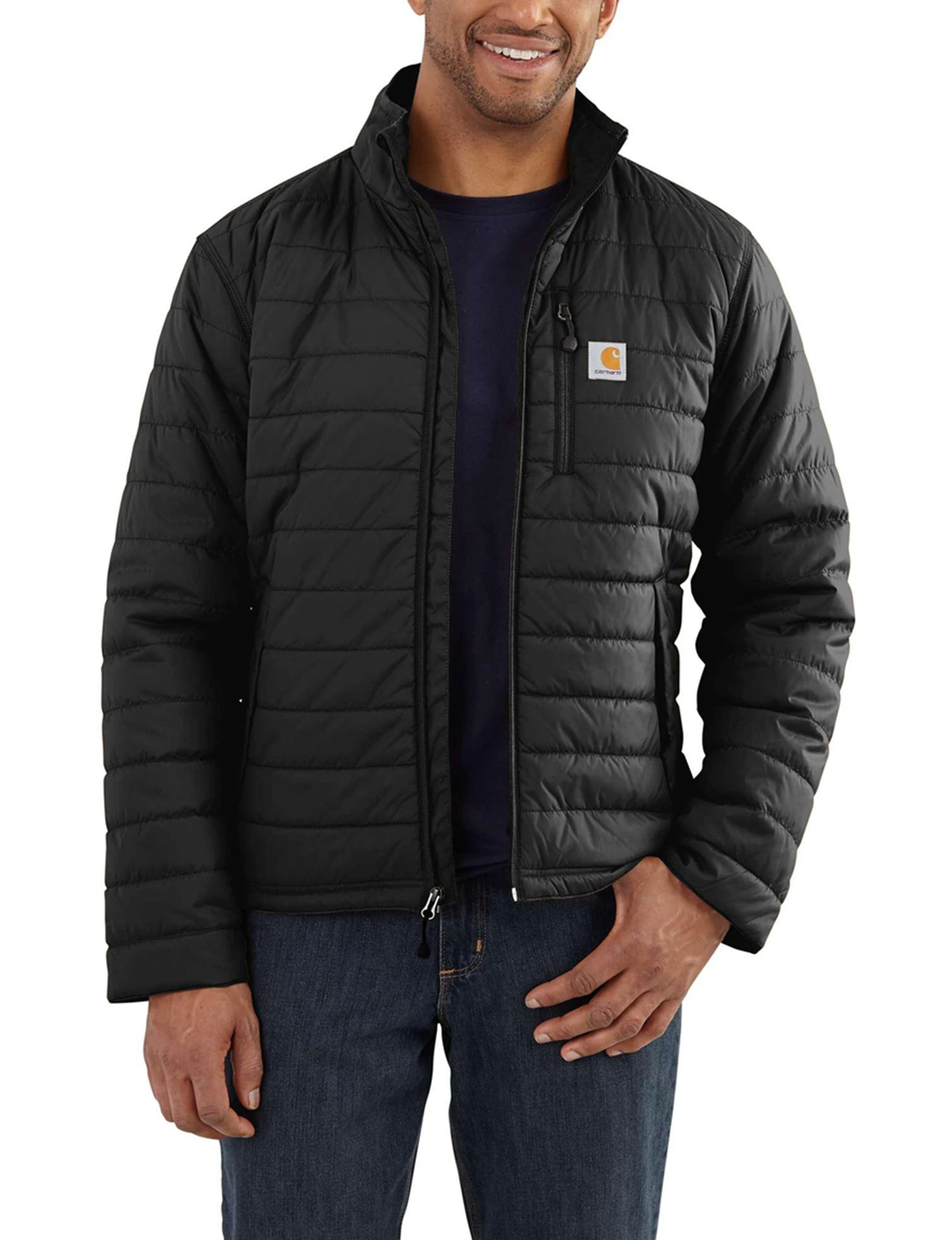 Men's Rain Defender Relaxed Fit Lightweight Insulated Jacket - 3xl Black